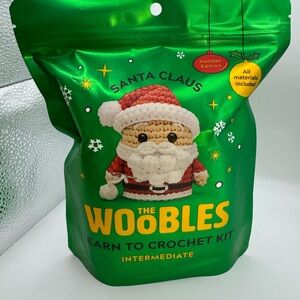 The Woobles Santa Claus Crochet Kit - Green